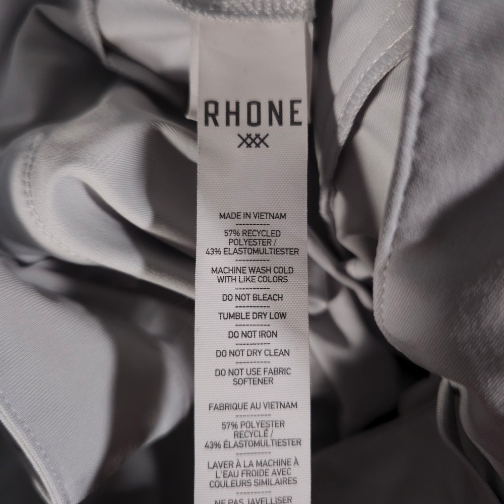 Rhone Commuter Pants‎ Men 38x29 Light Beige Slim Tech Golf Chino 100036 - Picture 4 of 10
